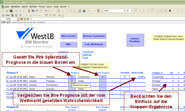 Screenshot worksheet EM