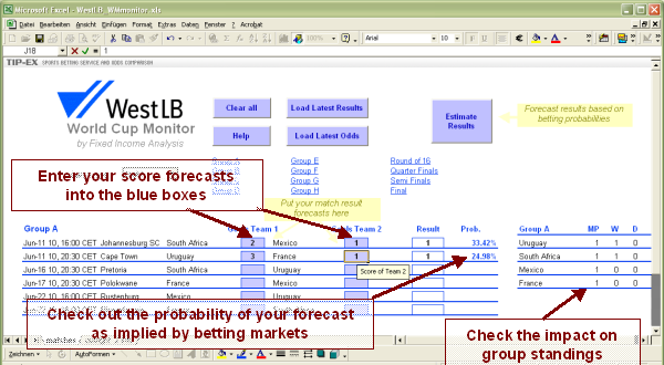 Screenshot worksheet matches